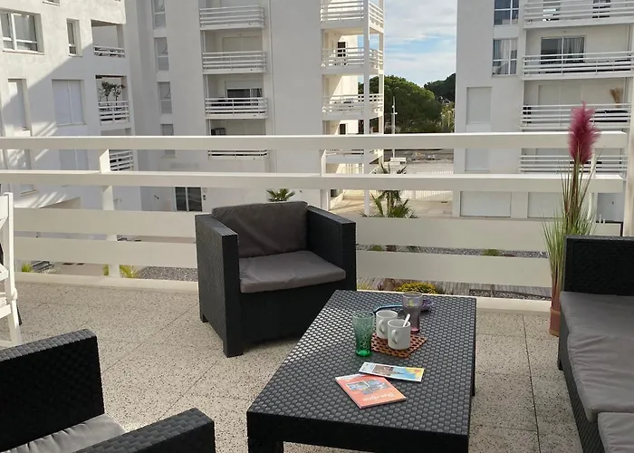 Apartamento T3 Climatisé 6 Pers Avec Terrasse Et Parking à Port - Fr-1-727-21 Leucate