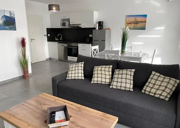 T3 Climatisé 6 Pers Avec Terrasse Et Parking à Port - Fr-1-727-21 Apartamento *
